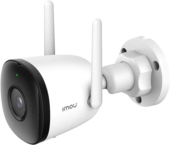 Camara ip / imou / ipc-k3dn-3h0wf / wifi / bullet 2e 3 mp - 2k / bala / full color / exterior / h.265 / deteccion de humanos / microfono / ir de 30 metros / lente de 2.8 mm / ranura micro sd / ip67 /