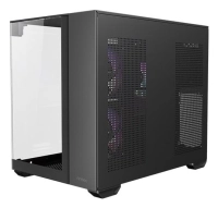 Gabinete antec cx600m trio argb, mini tower, micro-atx, itx, 3x vent argb, sin fuente, negro