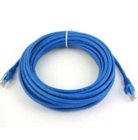 Cable de red - cat6, 3 mts, rj-45 - rj-45, 100  cobre, macho/macho, contactos c/baño de oro, 3.0 metros (10 ft) azul, 098089, brobotix