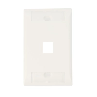 Faceplate blanco alpino 1 puerto sl