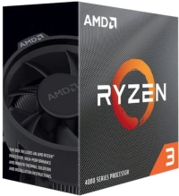 Amd ryzen 3 4100 - 4 núcleos, socket am4, con ventilador, se requiere una tarjeta gráfica independiente.