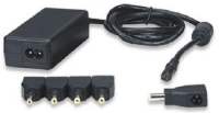 Cargador universal para laptop manhattan 101622, 5 puntas, voltaje de salida 9.5 a 20v, (101622)