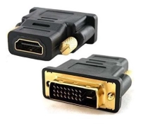 Adaptador dvi-d a hdmi brobotix 103750 - negro, dvi-d, hdmi, macho/hembra