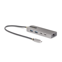 Startech.com hub usb-c de 3 puertos - red ethernet de 2.5gbps - pd 100w - usb 3.2 10gbps - hub 2x usb-a - 1x usb tipo c - soporte uasp - 4 total usb port(s)1 puerto(s) de red (rj-45) - pc, mac, chromeos, ipados, android