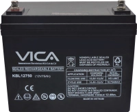 Bateria de reemplazo vica 12v75a - tipo de acumulador plomopaquete sellado libre de mantenimiento - tiempo de vida útil 5 años aprox