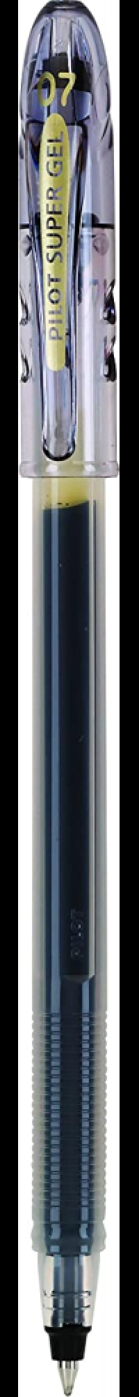 Bolígrafo pilot super gel negro c/12