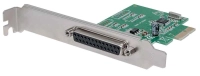 152099 tarjeta paralela pci express; se puede instalar en buses pci express vía x1 - x4, x8 y x16. se ajusta a ranuras regulares y de bajo perfil