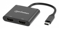 Adaptadores/manhattan/154321/convertidor usb-c a hdmi 2 puertos 4k - mst Adaptadores/manhattan/154321/convertidor usb-c a hdmi 2 puertos 4k - mst