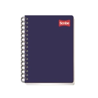 Cuaderno scribe forma francesa espiral doble cuadro chico (c5) c/100 hojas