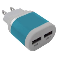 Cargador usb brobotix 161264a - usb, turquesa
