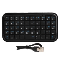180764 teclado mini inalambrico negro
