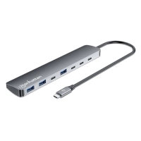 181167 hub usb-c - 4 usb-a + 3 usb-c + pd