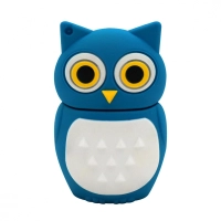 Memoria flash usb 32gb - búho azul brobotix 190432-2, azul, 32 gb, usb 2.0
