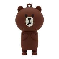 Memoria flash usb 32gb - oso cafe brobotix 190432-21, 32 gb, usb tipo a