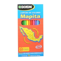Colores dixon 1930 mapita largos c/12