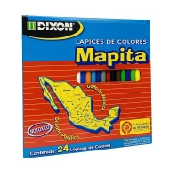Colores dixon 1931 mapita largos c/24
