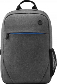 Mochila hp 1e7d6aa 15.6 pulgadas - mochila, gris con detalles en azul, poliester, garantía 1 año