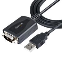 Startech.com cable de 91cm usb a serial con retención de puerto com, conversor db9 rs232 macho a usb, adaptador usb a serial, winmac - 1 x 4-pin usb 2.0 type a - male