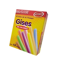 Gis vinci 2037 moldeado colores surtidos c/12