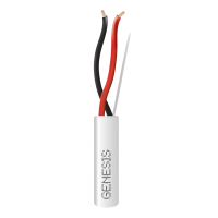 Cable para alarma  2x18 awg  305 m (1000 ft)  riser  blanco
