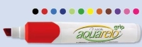 Marcador aquarelo grip punta cincel color naranja c/12 pzas