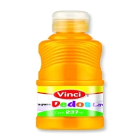 Pintura para dedos lavable vinci 237ml amarillo