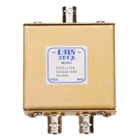 Divisor de potencia de 2 vías  30-960 mhz  0.5 w  bnc hembra  1.1 x 2.2 x 3.3 pulgadas
