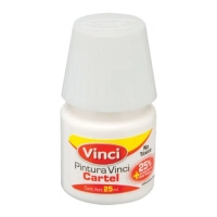 Pintura vinci cartel 20ml blanco letreros-72 c/10