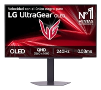 Monitor gaming lg 27gx704a-b - 27 pulgadas, 2560 x 1440 pixeles, .03 ms, oled, 240 hz