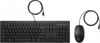 Kit de teclado y mouse hp 225 286j4aa - alambrico, compatible con equipos hp con puerto usb-a disponible