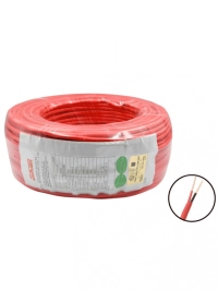 Dahua wisualarm 2x18awg-u- bobina de 305 metros de cable sin blindaje para alarma de incendio, listado por ul, revestimiento de pvc ul105 °c de alta resistencia al fuego, fabricado con aislamiento de cloruro de polivinilo ul105 °c altamente ignífugo