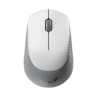 Mouse optico genius nx-8000s, inalambrico 2.4ghz bluetooth, botones silenciosos, color blanco