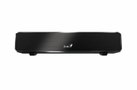 Mini barra de sonido genius soundbar 100, 6w rms, usb, 3.5mm, negro