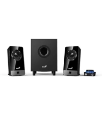 Bocinas genius gx gaming sw-g2.1 1200 con subwoofer, 3.5mm de 1.5m, 36w rms, negro