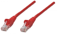Cable de red intellinet 318952 cat5e - 1 m, rj-45, rj-45, macho/macho, rojo