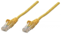 Intellinet cable patch 3.0m(10.0f) cat 5e utp amarillo - cable for dispositivo de red, conmutador, módem, router, panel de conexión, enchufe de pared - extremo prinicpal errores con datos sucios - extremo secundario errores con datos sucios - 1gbits - cable de conexión - unshielded twisted pair (utp) - oro contacto chapado - amarillo