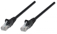 Intellinet cable patch 2.0m( 7.0f) cat 5e utp negr - cable for conmutador, módem, router, panel de conexión, enchufe de pared, dispositivo de red - 1gbits - cable de conexión - oro contacto chapado - negro