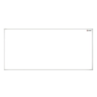Pintarrón alfra escolar metálico blanco 120x240cm