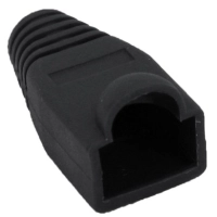 Protector de plug bota para rj45 brobotix 351980 - rj-45, negro
