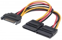 354554 cable y de alimentación sata - alimenta 2 drivers sata con un cable de energía sata, largo 15cm