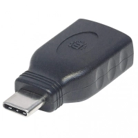 354646 adaptador usb-c a usba hembra - 5 gbps, negro