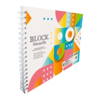 Cuaderno de dibujo marquilla dietrix fist class con papel de china con 50 hojas 32.2 x 24.6 cms