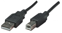 Cable usb manhattan 374507 - usb, 0, 5 m, negro