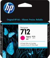 Tinta hp 712 - 3ed68a, magenta 29ml