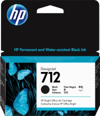 Tinta hp 712 - 3ed70a, negro 38ml