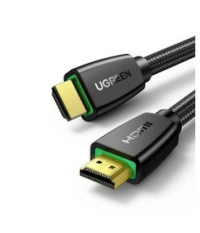 Cable hdmi ugreen 40414 v. 2.0, canal ethernet, 10 m, 18 gbits, negro
