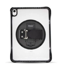 Funda glass con giro 360° para ipad 2025 11.0 - a16 2025 (a3354, a3355, a3356), funda trasparente, incluye correa de mano giratoria, brobotix 406122