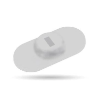 Ancla pcandado de seguridad k-slot (microsaver) - plaptop, tablet, celular, tipo placa cadhesivo, color gris, brobotix 406290