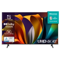 Televisor hisense 43a6n - 43 pulgadas, led 4k uhd, 3840 x 2160 pixeles, google smart tv