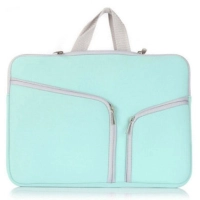 Funda - 15.4 pulgadas, p/laptop, neopreno, menta, brobotix 457896m